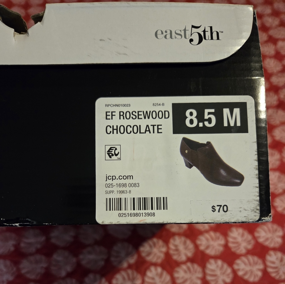East 5th Rosewood Chocolate Footwear